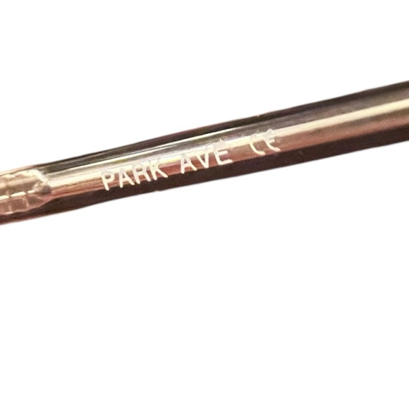 Limited Edition Park Ave Black Crystal Oval Eyeglasses 52-18-140 - Picture 5 of 6